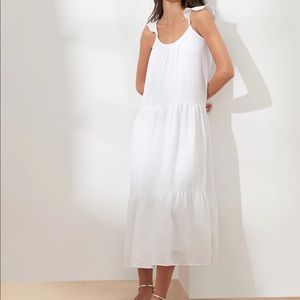 Gauzy banana republic dress